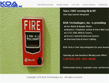 Tablet Screenshot of koatech.net
